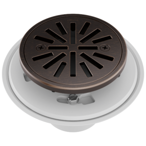 Delta 4″ Tile-In Round Shower Drain In Venetian Bronze