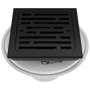 Delta 4″ Tile-In Square Shower Drain In Matte Black