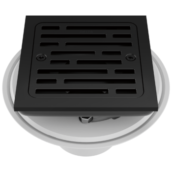 Delta 4" Tile-In Square Shower Drain In Matte Black