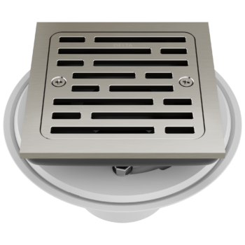 Delta 4" Tile-In Square Shower Drain In Stainless