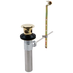 Delta Metal Drain Assembly – Less Lift Rod – Bathroom In Polished Brass