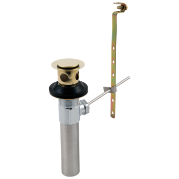 Delta Metal Drain Assembly - Less Lift Rod - Bathroom In Polished Brass