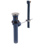 Delta Drain Assembly- Plastic Pop-Up - Less Lift Rod - Bathroom In Brushed Nickel