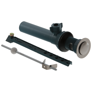Delta Drain Assembly- Plastic Pop-Up - Less Lift Rod - Bathroom In Stainless