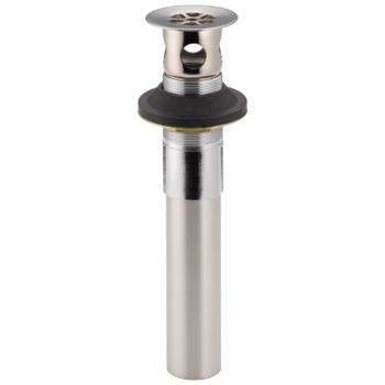 Delta Grid Strainer w/ Overflow - Vessel Bathroom In Stainless