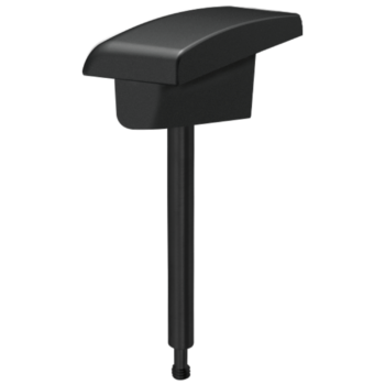 Delta Ashlyn®: Lift Rod and Finial In Matte Black