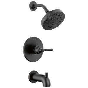 Delta SAYLOR™: Monitor® 14 Series Tub & Shower Trim In Matte Black