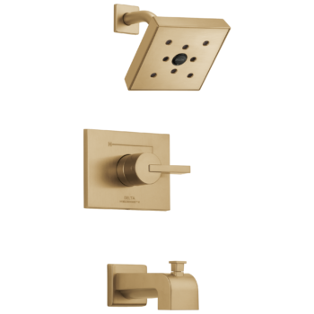 Delta Vero®: Monitor® 14 Series H<sub>2</sub>Okinetic® Tub & Shower Trim In Champagne Bronze