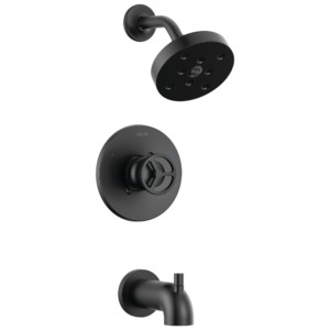 Delta Trinsic®: H2O Tub Shower Trim In Matte Black