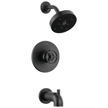 Delta Trinsic®: H2O Tub Shower Trim In Matte Black
