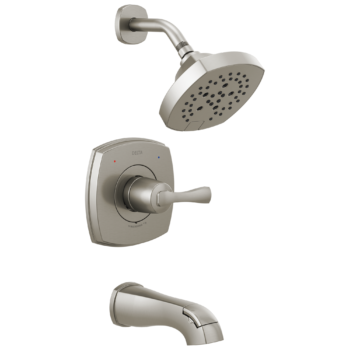 Delta Stryke®: 14 Series Tub and Shower In Stainless
