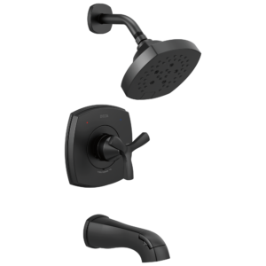 Delta Stryke®: 14 Series Tub and Shower In Matte Black