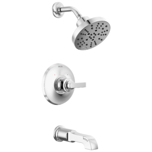 Delta Tetra™: Monitor 14 Series Tub & Shower Trim In Lumicoat Chrome