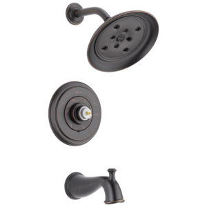 Delta Cassidy™: Monitor® 14 Series H2Okinetic® Tub & Shower Trim – Less Handle In Venetian Bronze