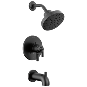 Delta SAYLOR™: Monitor® 17 Series Tub & Shower Trim In Matte Black