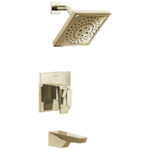 Delta Trillian™: 17 Series H2Okinetic Tub Shower Trim In Lumicoat Polished Nickel