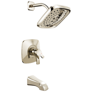 Delta Tesla®: Monitor® 17 Series H2Okinetic® Tub & Shower Trim In Polished Nickel