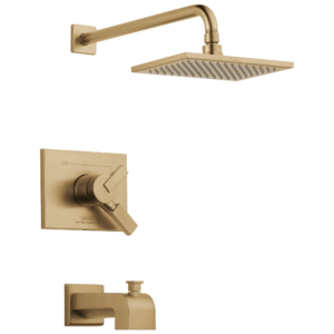 Delta Vero®: Monitor® 17 Series Tub & Shower Trim In Champagne Bronze