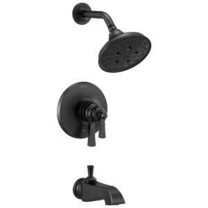 Delta Dorval™: Monitor 17 Series Tub & Shower Trim In Matte Black