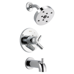 Delta Trinsic®: Monitor® 17 Series H2Okinetic® Tub & Shower Trim In Chrome