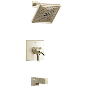Delta Zura®: Monitor® 17 Series H2Okinetic® Tub & Shower Trim In Polished Nickel