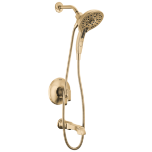 Delta Tetra™: 17 Series Tub Shower Trim In Lumicoat Champagne Bronze