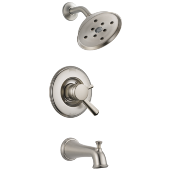 Delta Linden™: Monitor® 17 Series Traditiol H<sub>2</sub>Okinetic® Tub & Shower Trim In Stainless