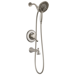 Delta Linden™: Monitor® 17 Series Tub and Shower Trim with In2ition® Two-in-One Shower In Stainless