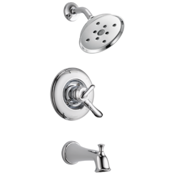 Delta Linden™: Monitor® 17 Series H<sub>2</sub>Okinetic® Tub & Shower Trim In Chrome