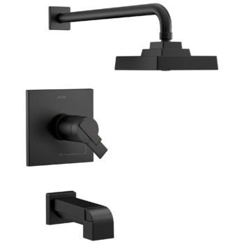 Delta Ara®: TempAssure® 17T Series Tub and Shower Trim In Matte Black