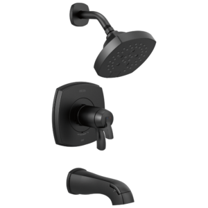 Delta Stryke®: 17 Thermostatic Tub and Shower Only In Matte Black