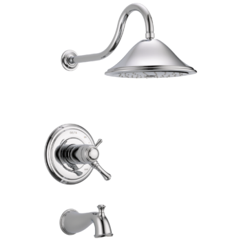 Delta Cassidy™: TempAssure® 17T Series Tub & Shower Trim In Chrome