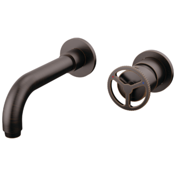 Delta Trinsic®: Two Handle Wall Mount Bathroom Faucet Trim In Venetian Bronze