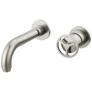 Delta Trinsic®: Two Handle Wall Mount Bathroom Faucet Trim In Stainless