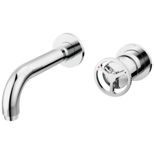 Delta Trinsic®: Two Handle Wall Mount Bathroom Faucet Trim In Chrome