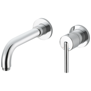 Delta Trinsic®: Single Handle Wall Mount Bathroom Faucet Trim In Chrome