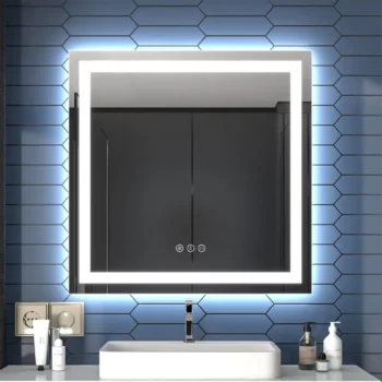 Apex 36" W X 36" H LED Anti-Fog Mirror