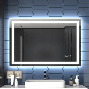 Apex 48" W x 32" H LED Anti-Fog Mirror