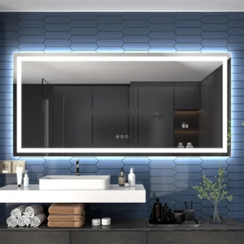 Apex 84" W x 40" H LED Anti-Fog Mirror
