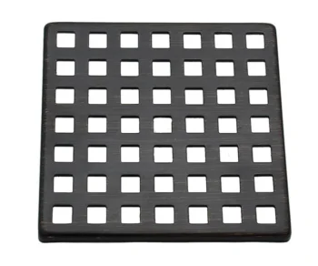 Mountain Plumbing Select Series Shower Drains - Squares Shower Grid In Weathered Copper