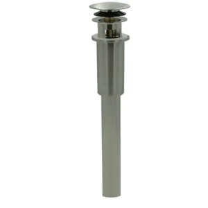 Mountain Plumbing Dome Style Round Lavatory Drain – with Overflow & EZ-CLICK™ Soft Touch Dome In Oil Rubbed Bronze