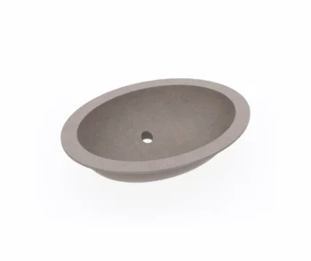 13 x 19 Swanstone Undermount Single Bowl Sink in Clay