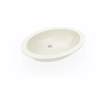 13 x 19 Swanstone Undermount Single Bowl Sink in Bone