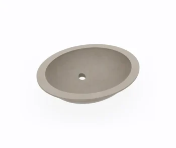 13 x 16 Swanstone Undermount Single Bowl Sink in Limestone