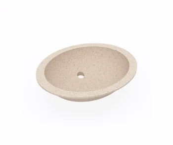 13 x 16 Swanstone Undermount Single Bowl Sink in Bermuda Sand