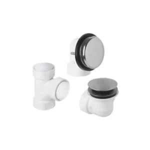 Mountain Plumbing ABS Plumber’s Half Kit with EZ Click™ Trim (Designer Face Plate) In Antique Copper