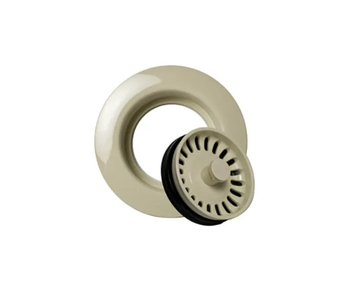 Mountain Plumbing Plastic Molded Waste Disposer Trim Collar with Matching Stopper In Oil Rubbed Bronze