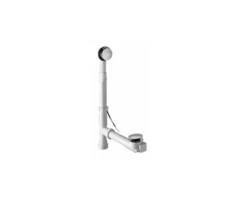 Mountain Plumbing Schedule 20 1-1/2″ Tubular ABS Cable Operated Bath Waste & Overflow with Patented Flexible Overflow Neck for 26″ to 33″ Tub Depths In Brushed Nickel