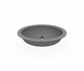 13 x 19 Swanstone Undermount Single Bowl Sink in Ash Gray - Image 2