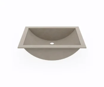 13 x 19 Swanstone Undermount Single Bowl Sink in Limestone - Image 2